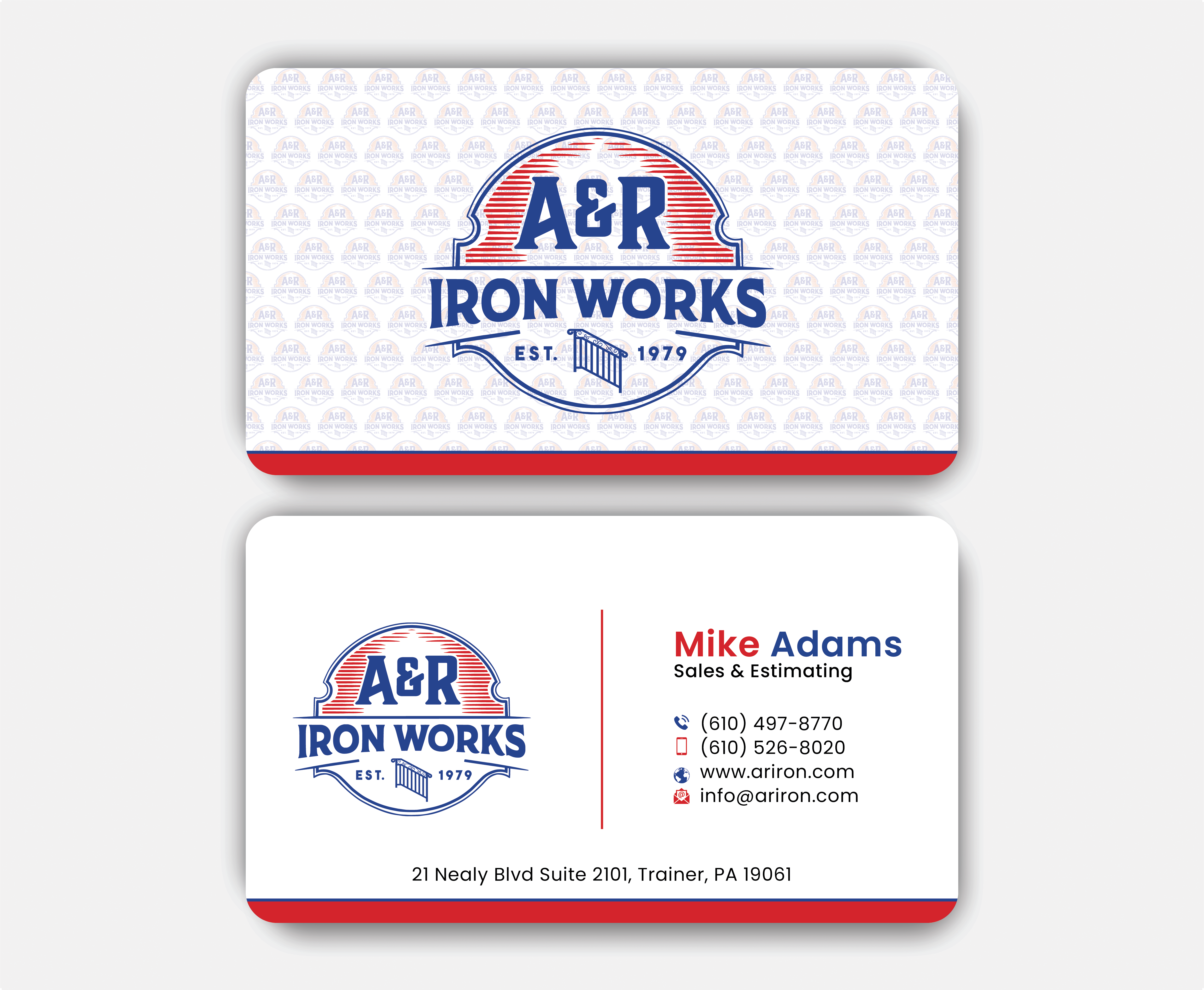 Diseño de Tarjeta de Presentación por DesignerShahadat para A&R Iron Works | Diseño #36879031