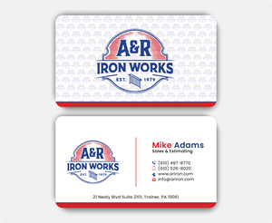 Diseño de Tarjeta de Presentación por DesignerShahadat para A&R Iron Works | Diseño: #36879031