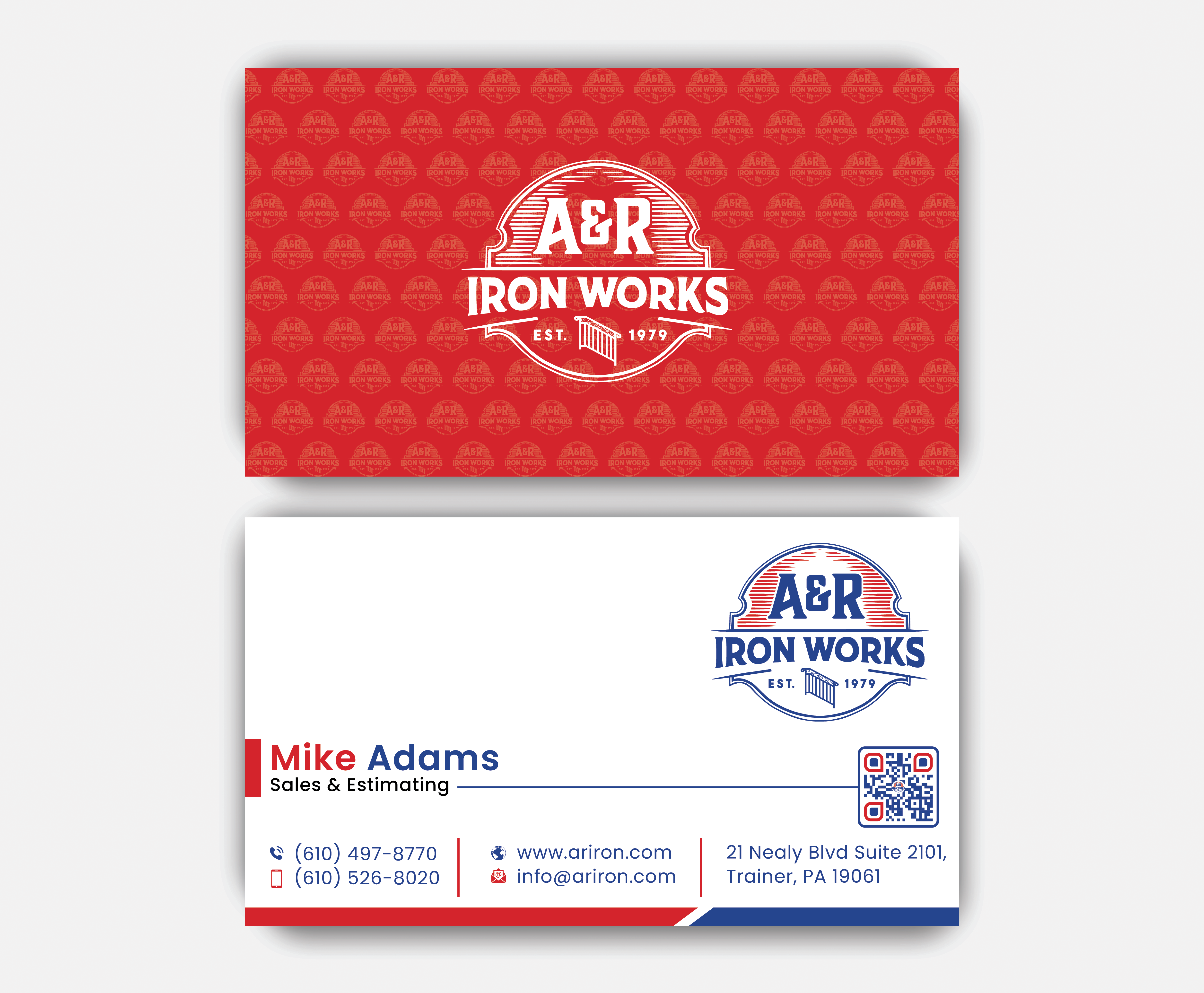 Diseño de Tarjeta de Presentación por DesignerShahadat para A&R Iron Works | Diseño #36894897