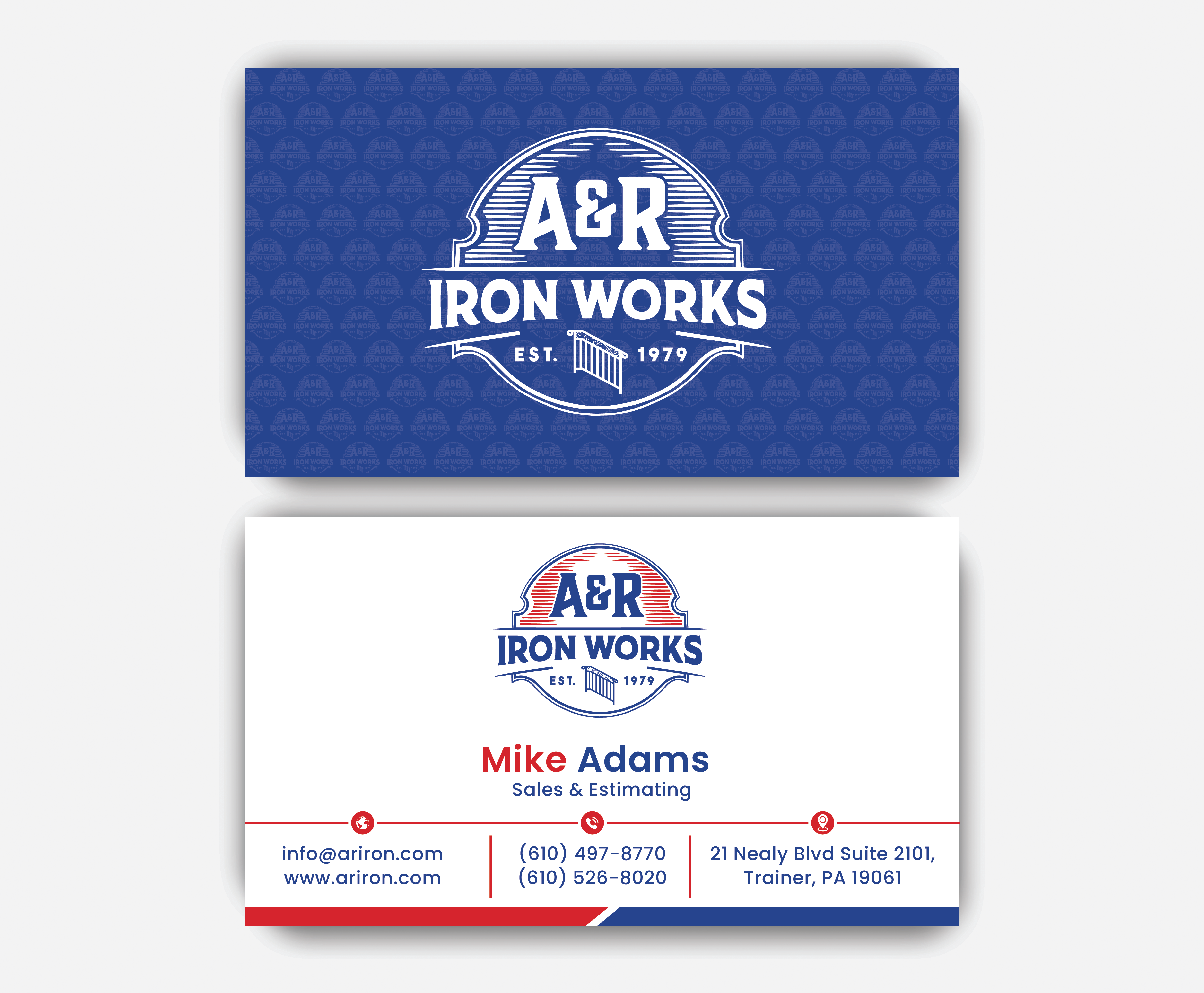 Diseño de Tarjeta de Presentación por DesignerShahadat para A&R Iron Works | Diseño #36895089