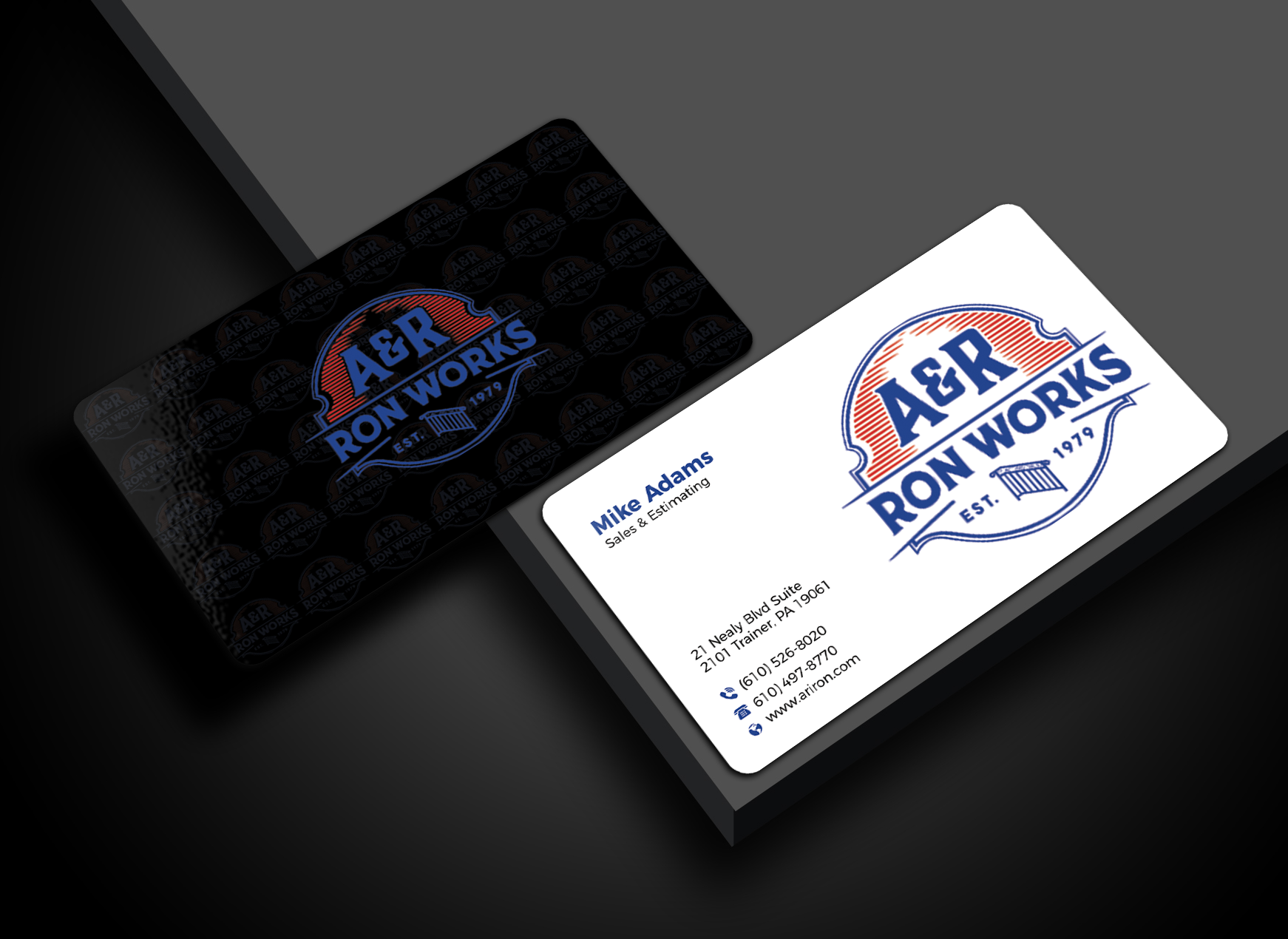 Diseño de Tarjeta de Presentación por Innovative Graphix para A&R Iron Works | Diseño #36872238