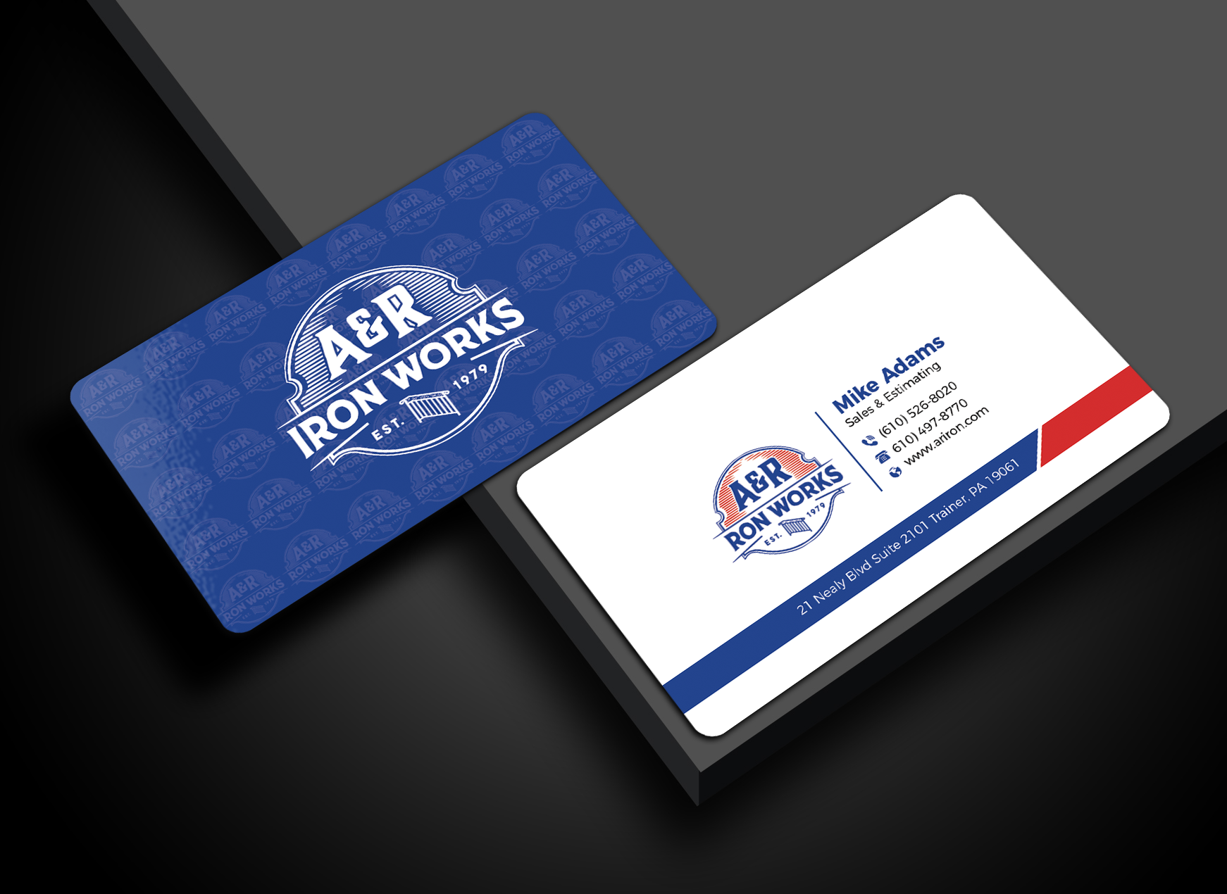 Diseño de Tarjeta de Presentación por Innovative Graphix para A&R Iron Works | Diseño #36872257