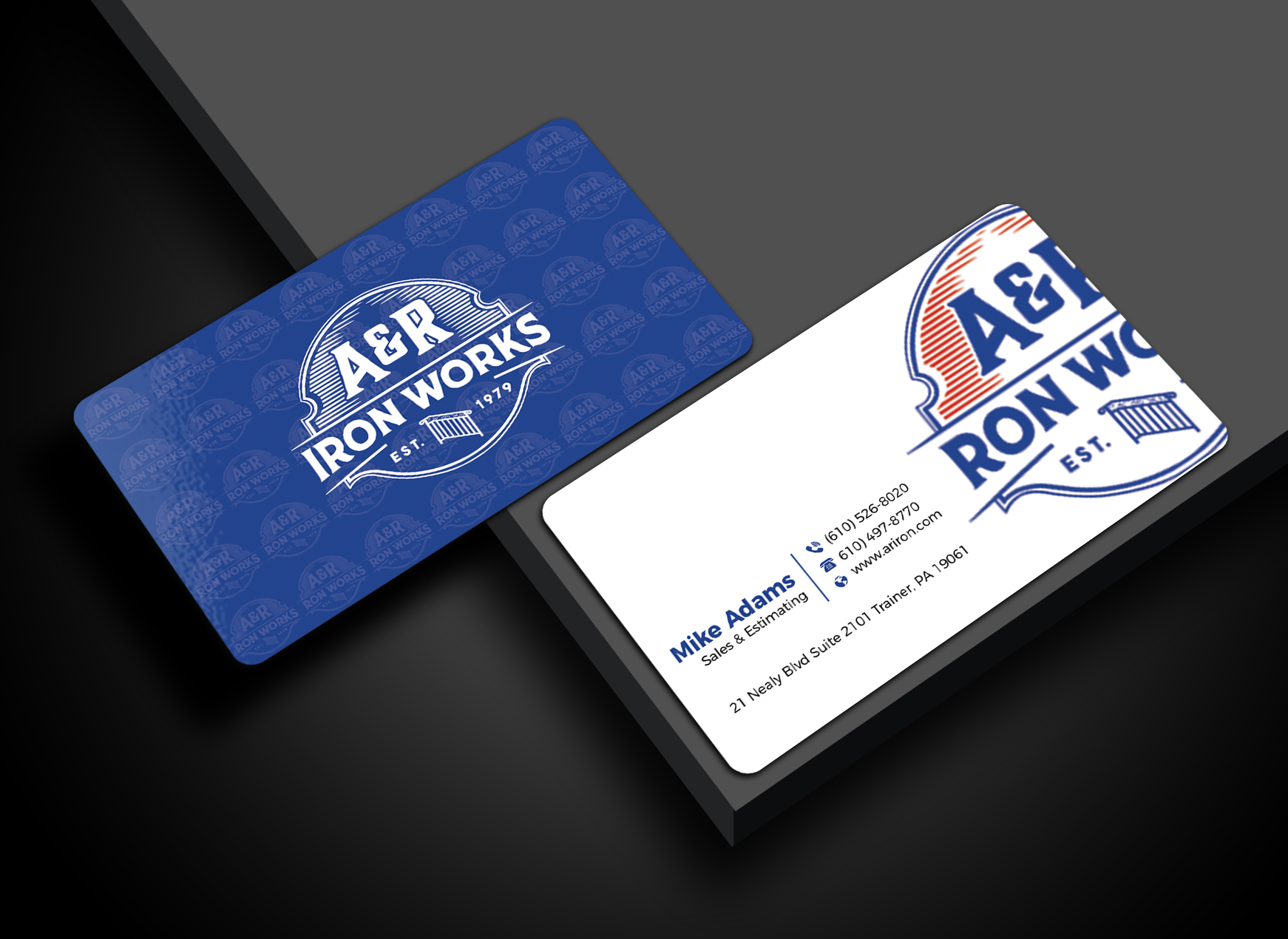 Diseño de Tarjeta de Presentación por Innovative Graphix para A&R Iron Works | Diseño #36872266