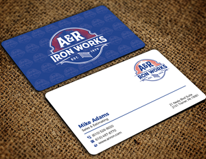 Diseño de Tarjeta de Presentación por Innovative Graphix para A&R Iron Works | Diseño: #36872269