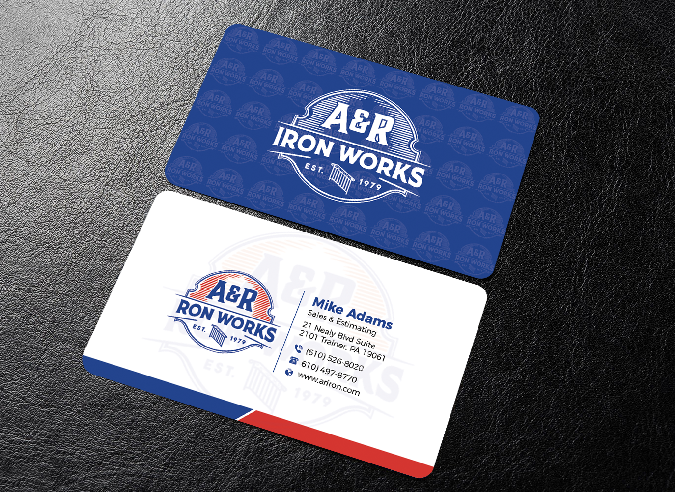 Diseño de Tarjeta de Presentación por Innovative Graphix para A&R Iron Works | Diseño #36872271