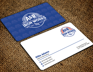 Diseño de Tarjeta de Presentación por Innovative Graphix para A&R Iron Works | Diseño: #36872273