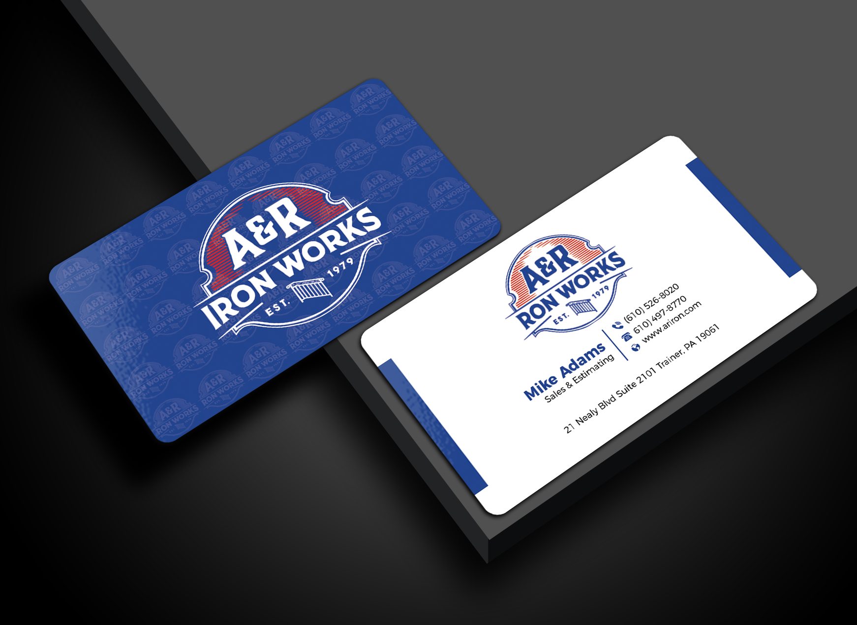 Diseño de Tarjeta de Presentación por Innovative Graphix para A&R Iron Works | Diseño #36872278