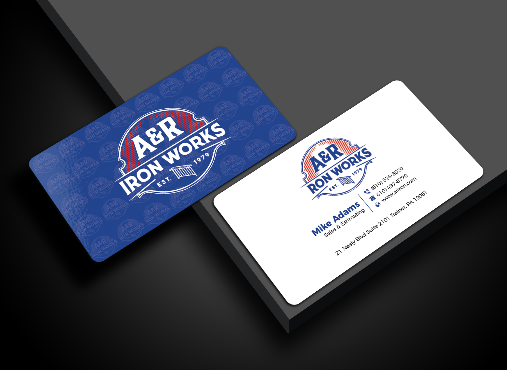 Diseño de Tarjeta de Presentación por Innovative Graphix para A&R Iron Works | Diseño #36872285