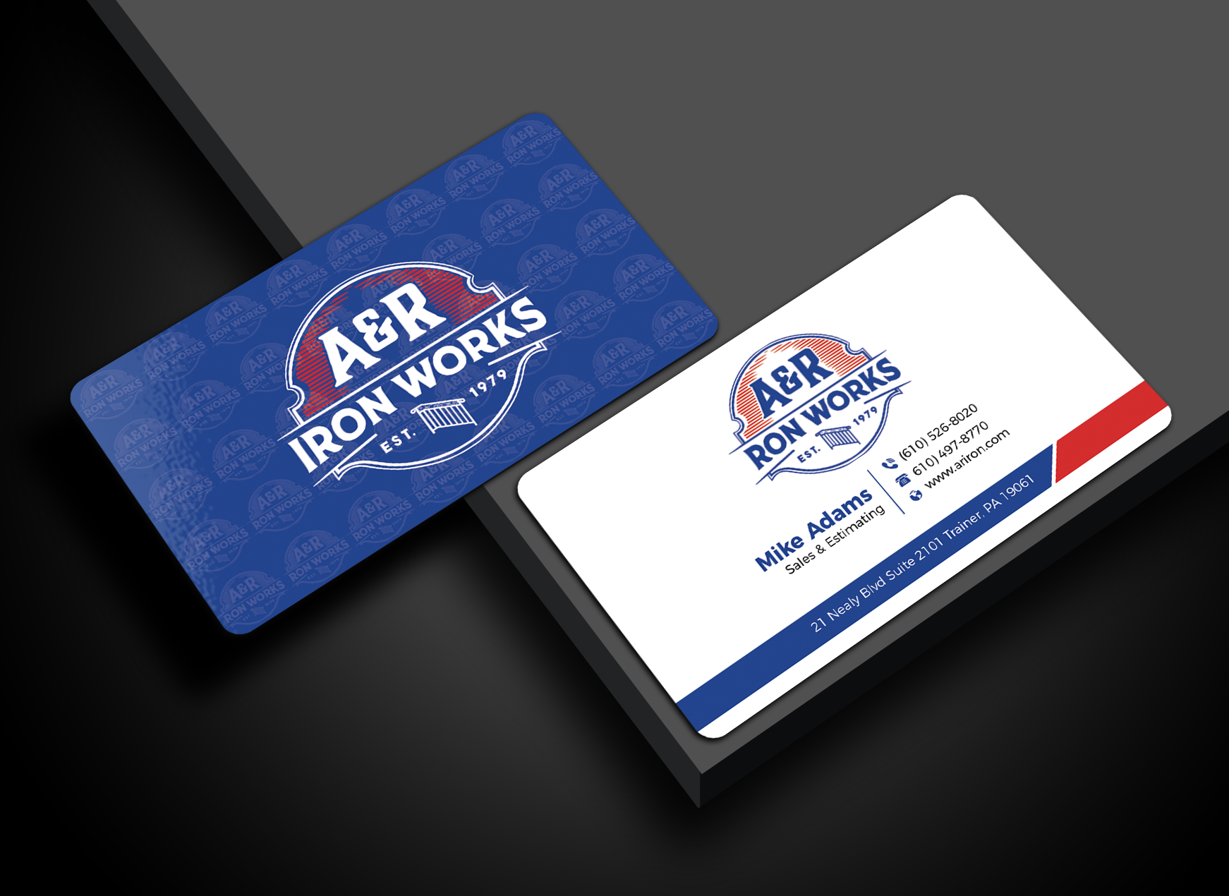 Diseño de Tarjeta de Presentación por Innovative Graphix para A&R Iron Works | Diseño #36872287