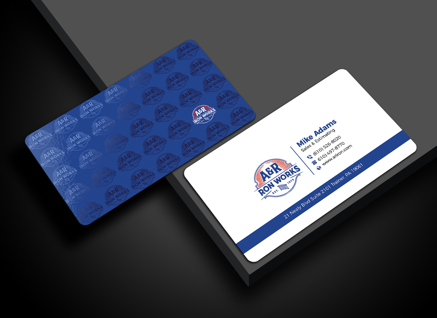 Diseño de Tarjeta de Presentación por Innovative Graphix para A&R Iron Works | Diseño #36872310