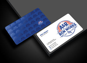 Diseño de Tarjeta de Presentación por Innovative Graphix para A&R Iron Works | Diseño: #36872324