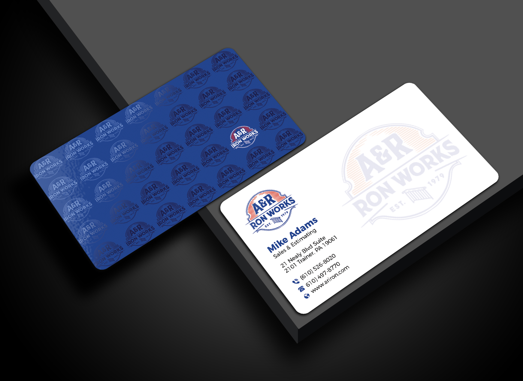 Diseño de Tarjeta de Presentación por Innovative Graphix para A&R Iron Works | Diseño #36872327