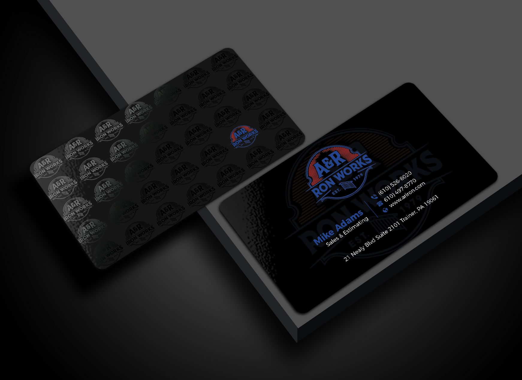 Diseño de Tarjeta de Presentación por Innovative Graphix para A&R Iron Works | Diseño #36872339