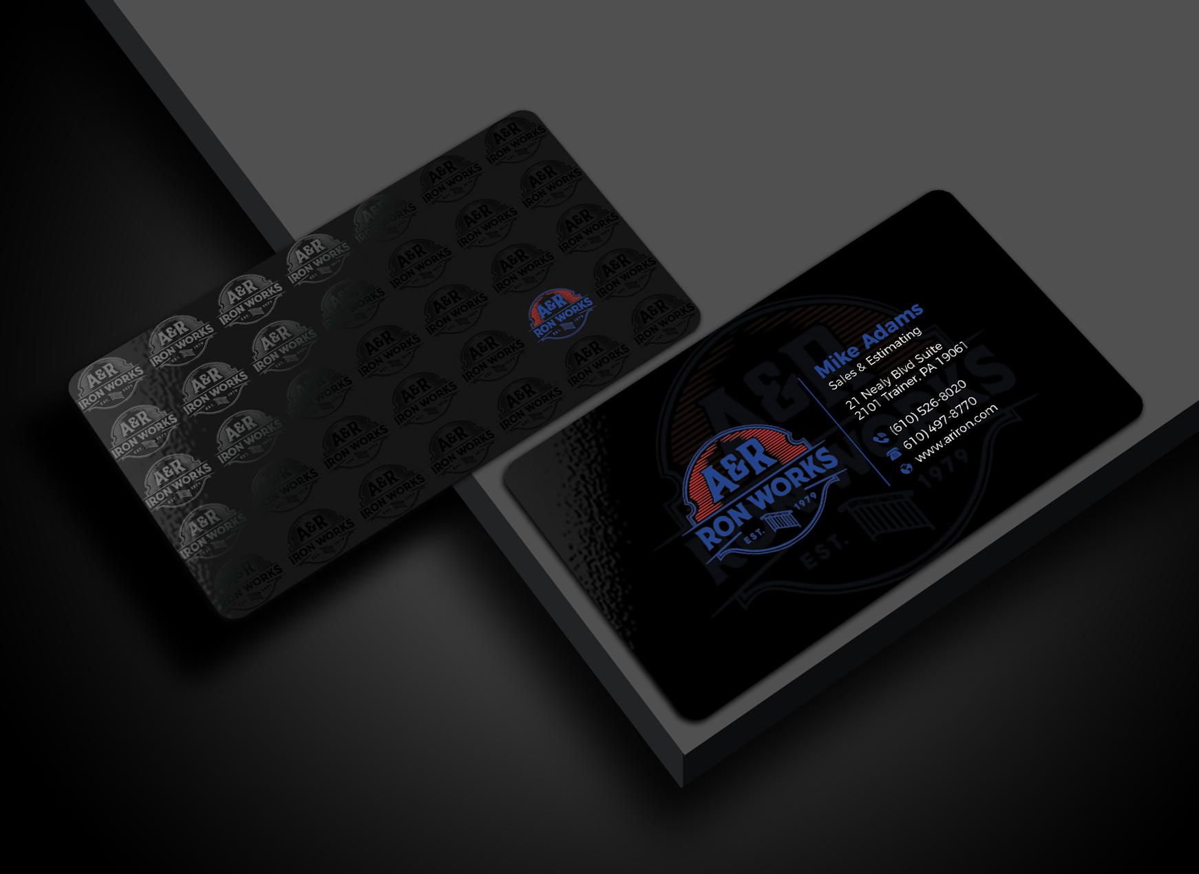 Diseño de Tarjeta de Presentación por Innovative Graphix para A&R Iron Works | Diseño #36872341