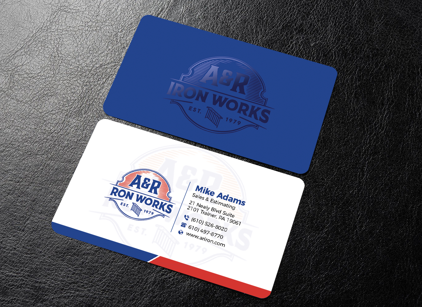 Diseño de Tarjeta de Presentación por Innovative Graphix para A&R Iron Works | Diseño #36872398