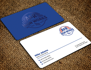 Diseño de Tarjeta de Presentación por Innovative Graphix para A&R Iron Works | Diseño: #36872399