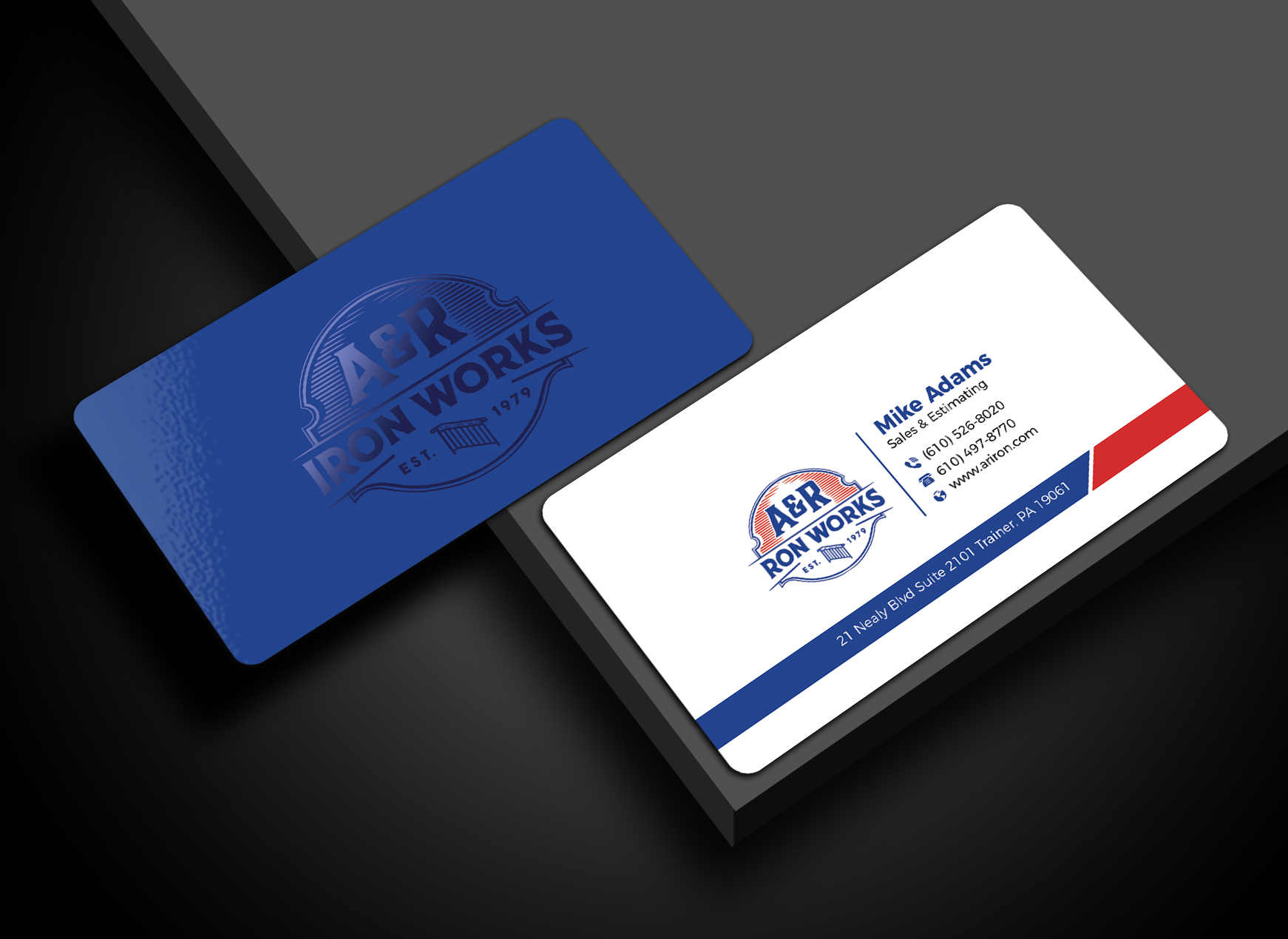 Diseño de Tarjeta de Presentación por Innovative Graphix para A&R Iron Works | Diseño #36872407