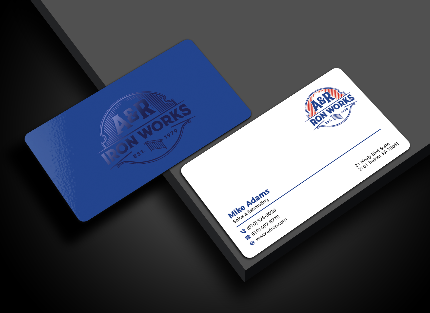 Diseño de Tarjeta de Presentación por Innovative Graphix para A&R Iron Works | Diseño #36872415