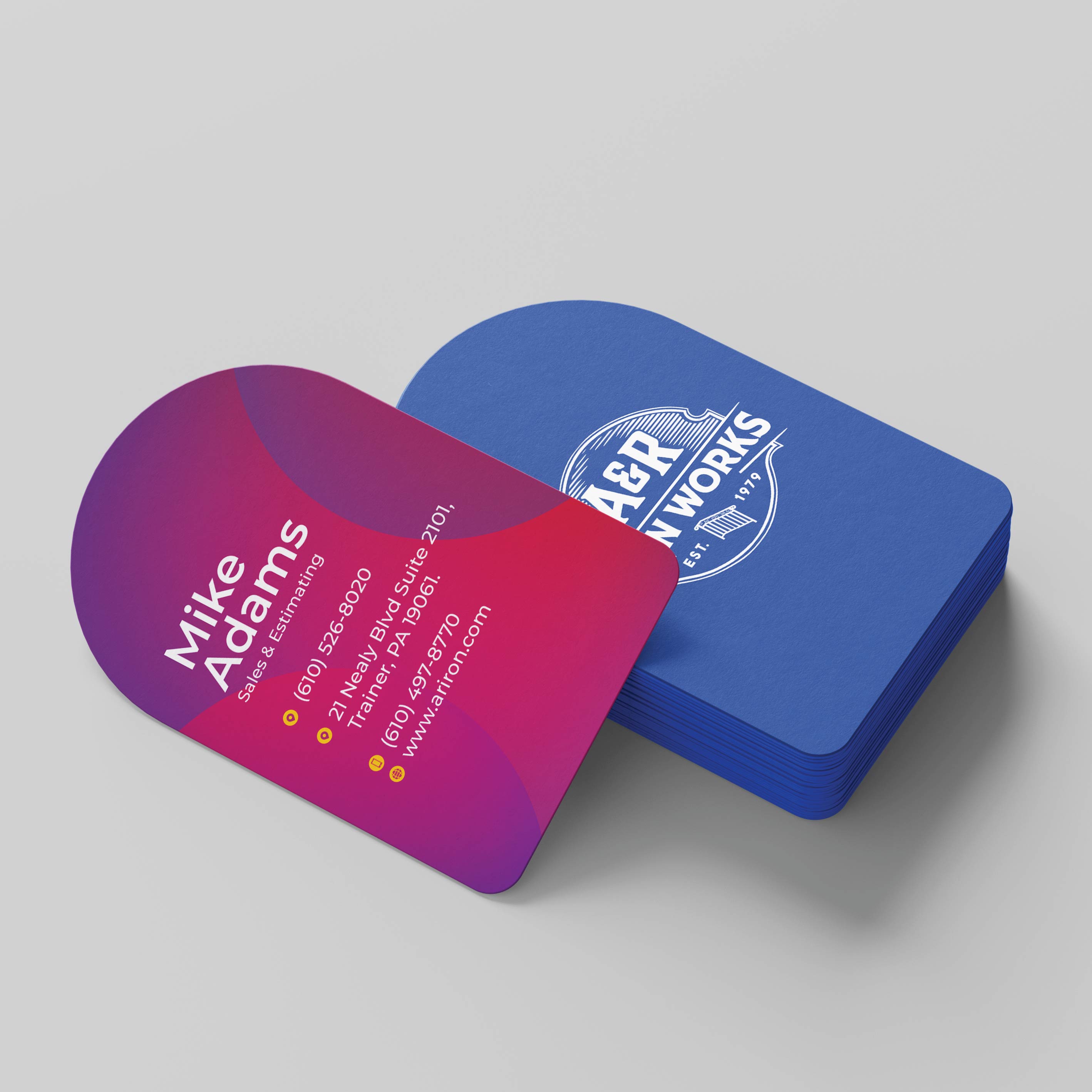 Diseño de Tarjeta de Presentación por Alpesh Ahir para A&R Iron Works | Diseño #36870022