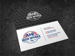Diseño de Tarjeta de Presentación por Atvento Graphics para A&R Iron Works | Diseño: #36866395