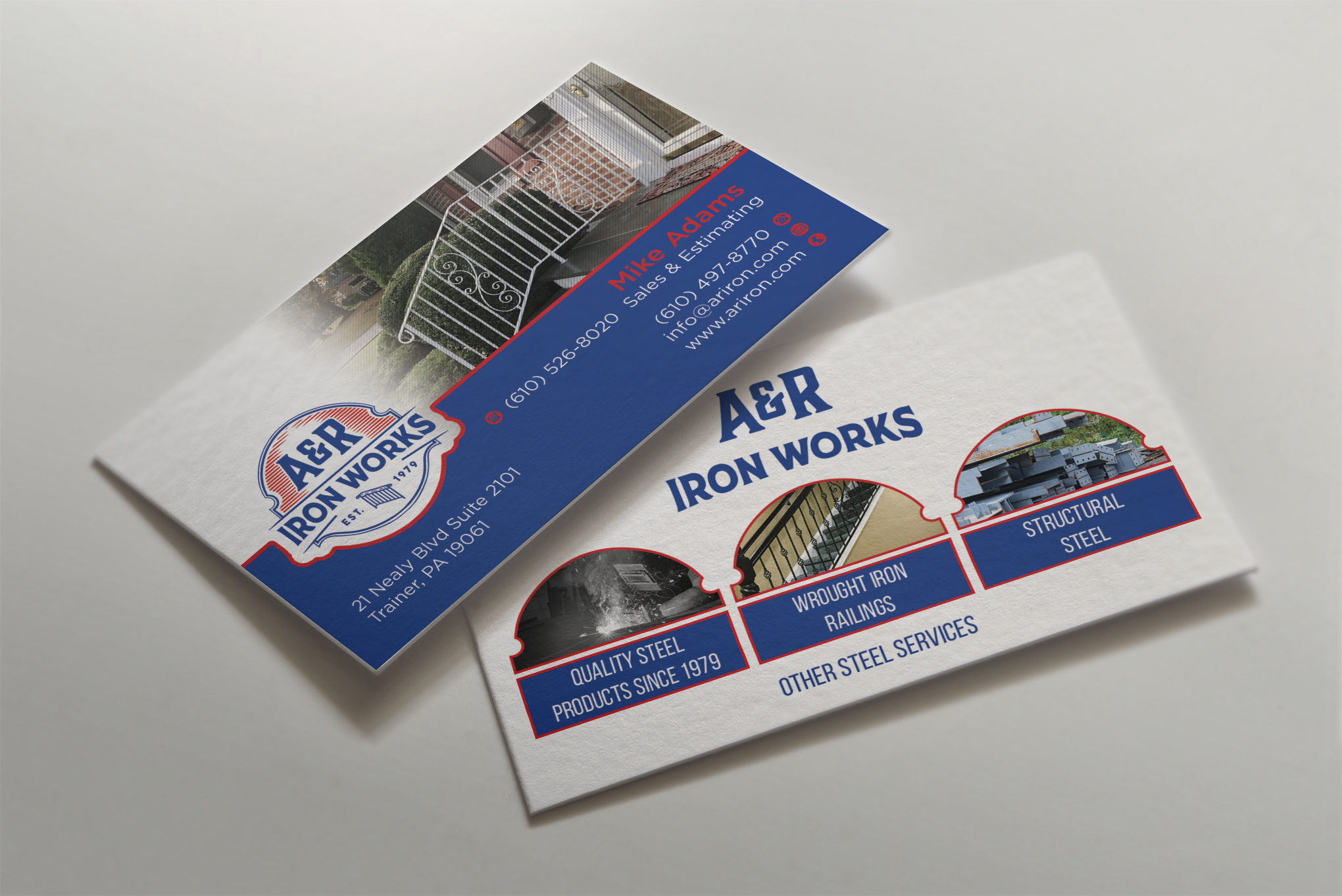 Business Card Design by WebixBD for A&R Iron Works | Design #36878408