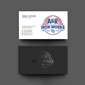 Diseño de Tarjeta de Presentación por chandrayaan.creative para A&R Iron Works | Diseño: #36865538