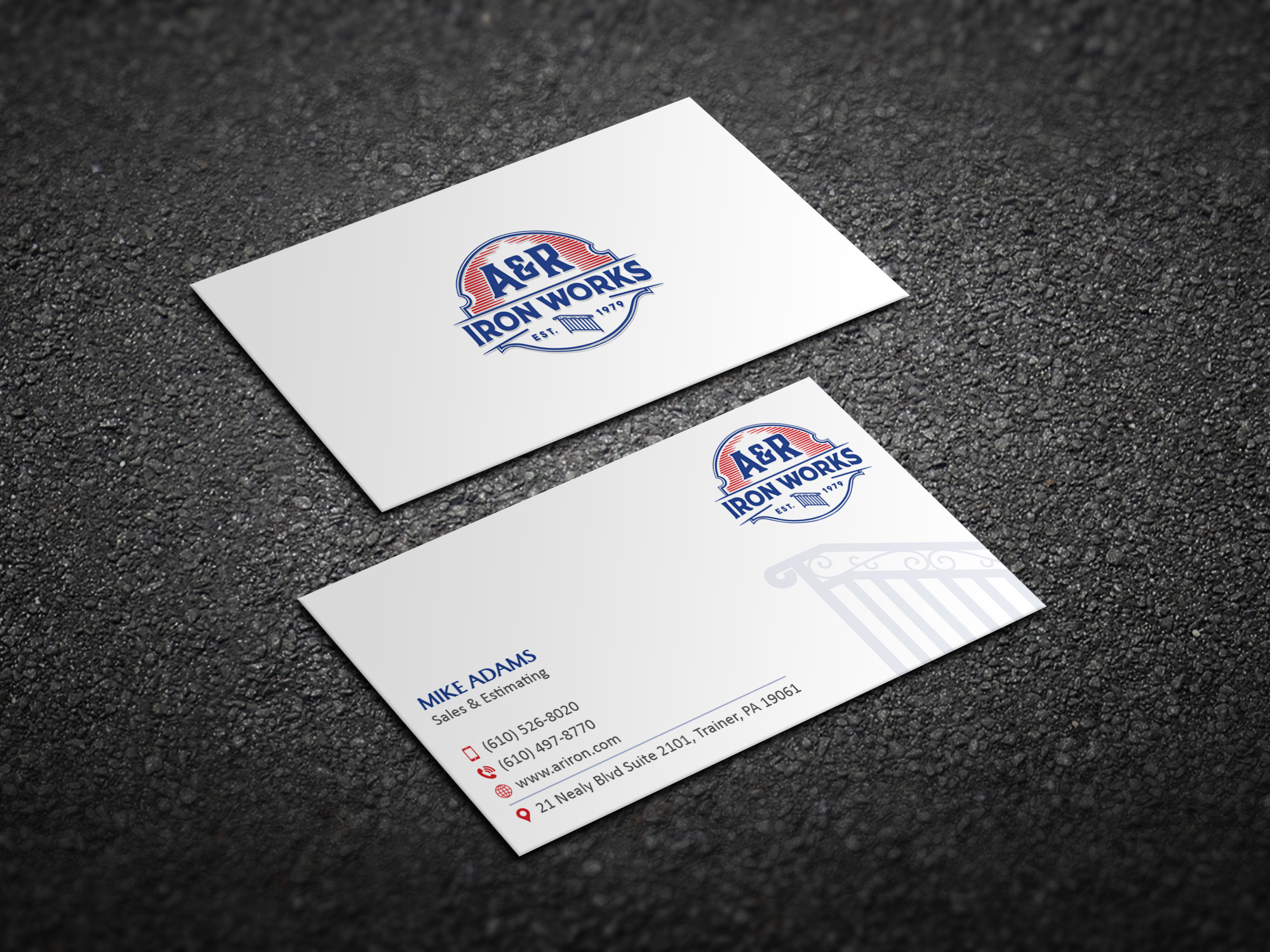 Diseño de Tarjeta de Presentación por Magic of Art para A&R Iron Works | Diseño #36864961