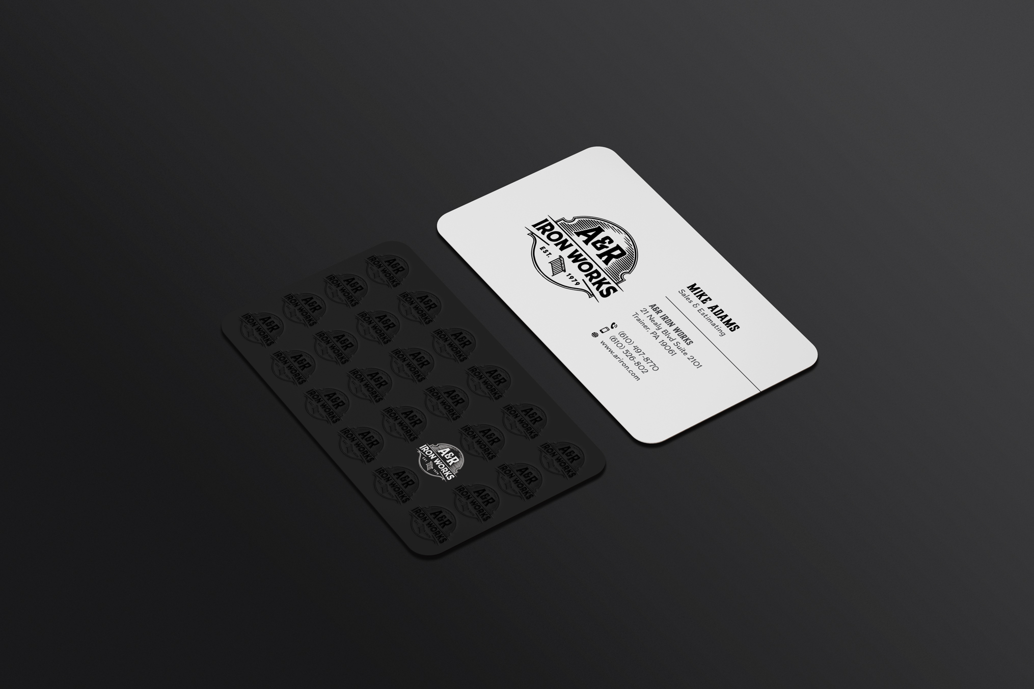 Diseño de Tarjeta de Presentación por creativziner para A&R Iron Works | Diseño #36892413