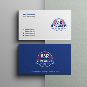 Diseño de Tarjeta de Presentación por Bikash Das para A&R Iron Works | Diseño: #36879631