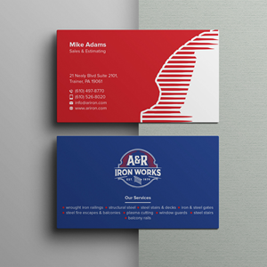 Diseño de Tarjeta de Presentación por Bikash Das para A&R Iron Works | Diseño: #36880083