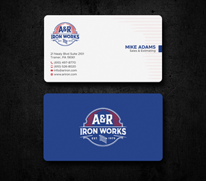 Diseño de Tarjeta de Presentación por Uttom 2 para A&R Iron Works | Diseño: #36864895