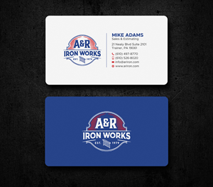 Diseño de Tarjeta de Presentación por Uttom 2 para A&R Iron Works | Diseño: #36864899