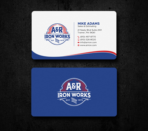 Diseño de Tarjeta de Presentación por Uttom 2 para A&R Iron Works | Diseño: #36865063