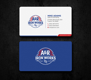 Diseño de Tarjeta de Presentación por Uttom 2 para A&R Iron Works | Diseño: #36865065
