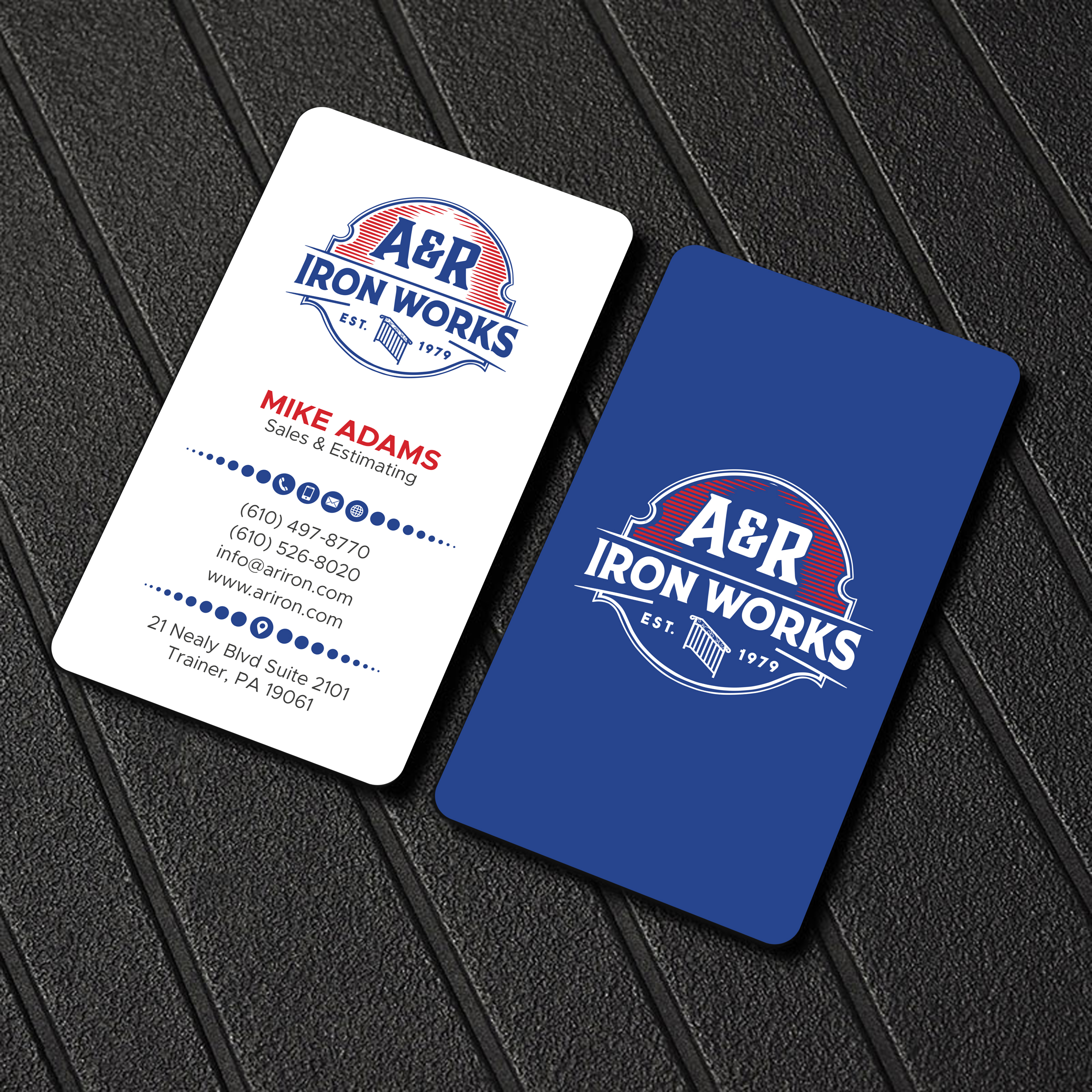 Diseño de Tarjeta de Presentación por Uttom 2 para A&R Iron Works | Diseño #36865216