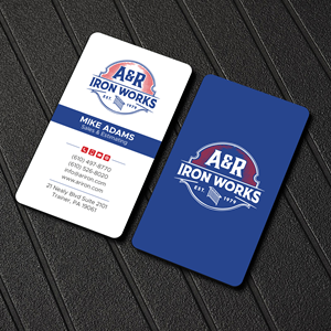 Diseño de Tarjeta de Presentación por Uttom 2 para A&R Iron Works | Diseño: #36865217