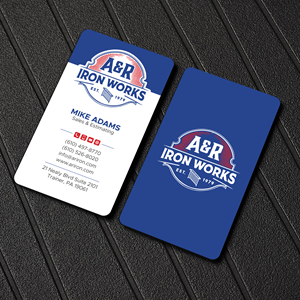 Diseño de Tarjeta de Presentación por Uttom 2 para A&R Iron Works | Diseño: #36865224