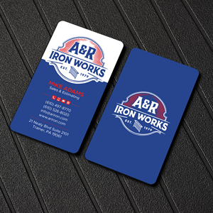 Diseño de Tarjeta de Presentación por Uttom 2 para A&R Iron Works | Diseño: #36865226