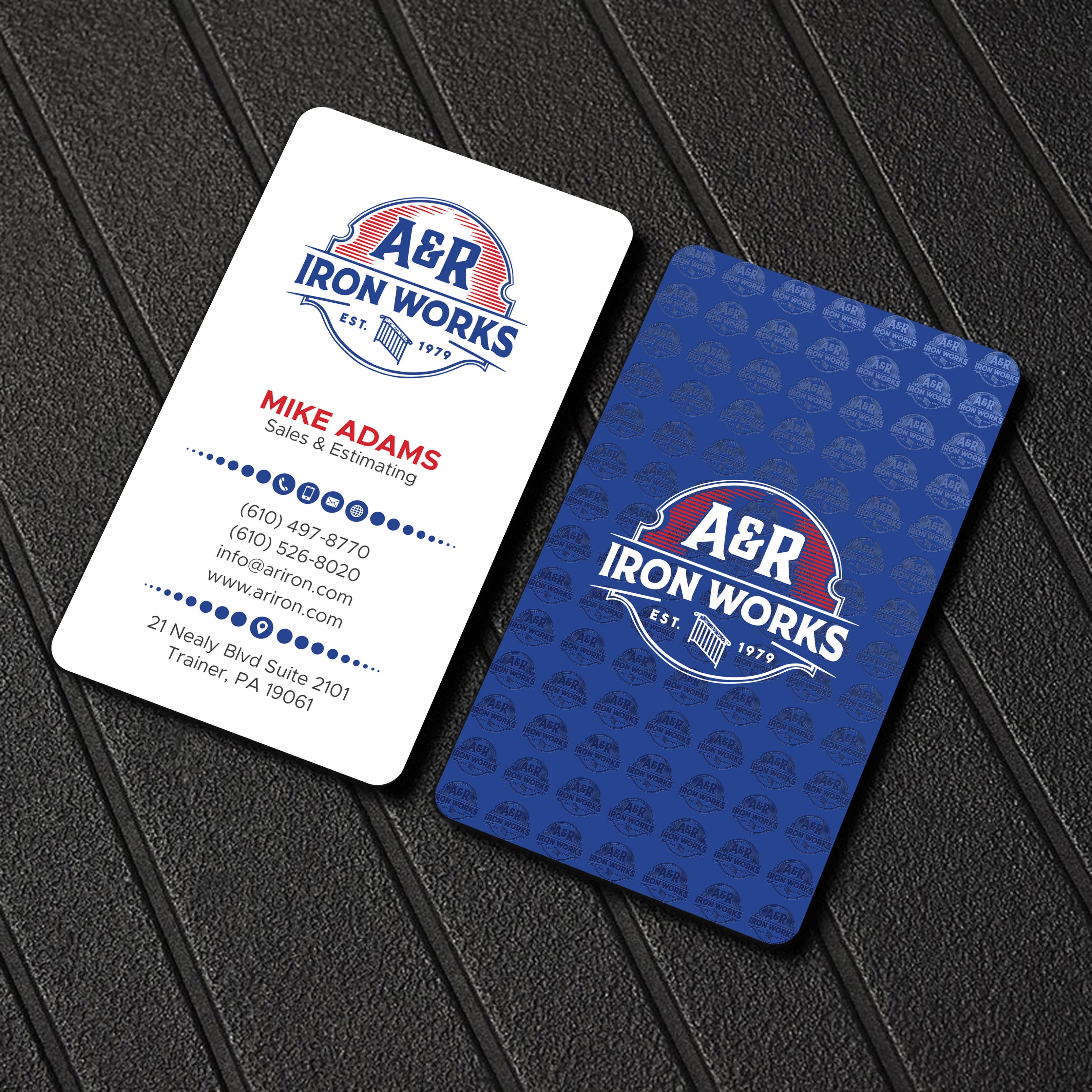 Diseño de Tarjeta de Presentación por Uttom 2 para A&R Iron Works | Diseño #36865231