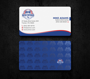 Diseño de Tarjeta de Presentación por Uttom 2 para A&R Iron Works | Diseño: #36865458