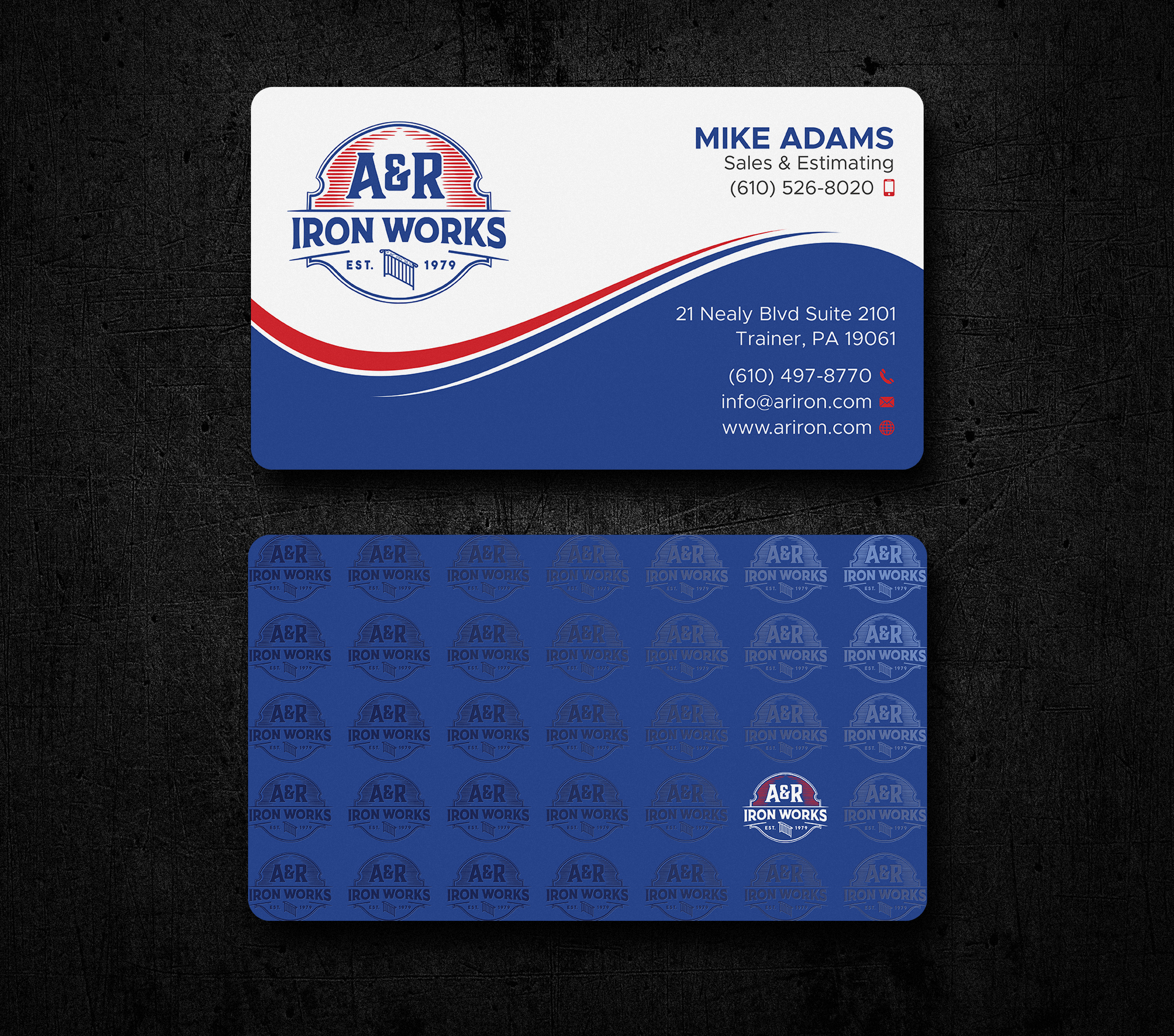 Diseño de Tarjeta de Presentación por Uttom 2 para A&R Iron Works | Diseño #36865459