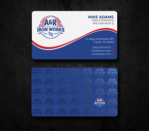 Diseño de Tarjeta de Presentación por Uttom 2 para A&R Iron Works | Diseño: #36865461