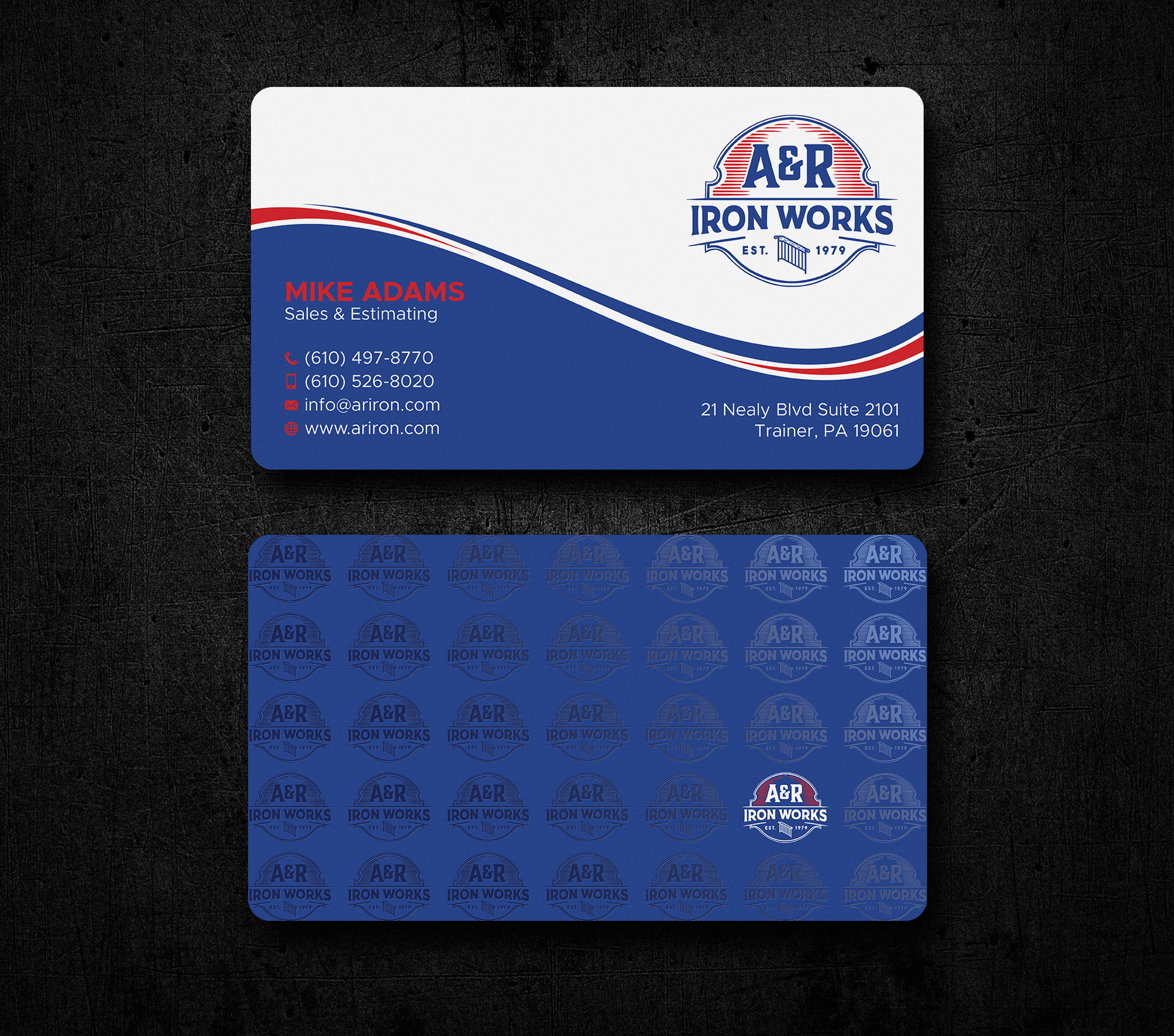 Diseño de Tarjeta de Presentación por Uttom 2 para A&R Iron Works | Diseño #36865462