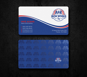 Diseño de Tarjeta de Presentación por Uttom 2 para A&R Iron Works | Diseño: #36865462