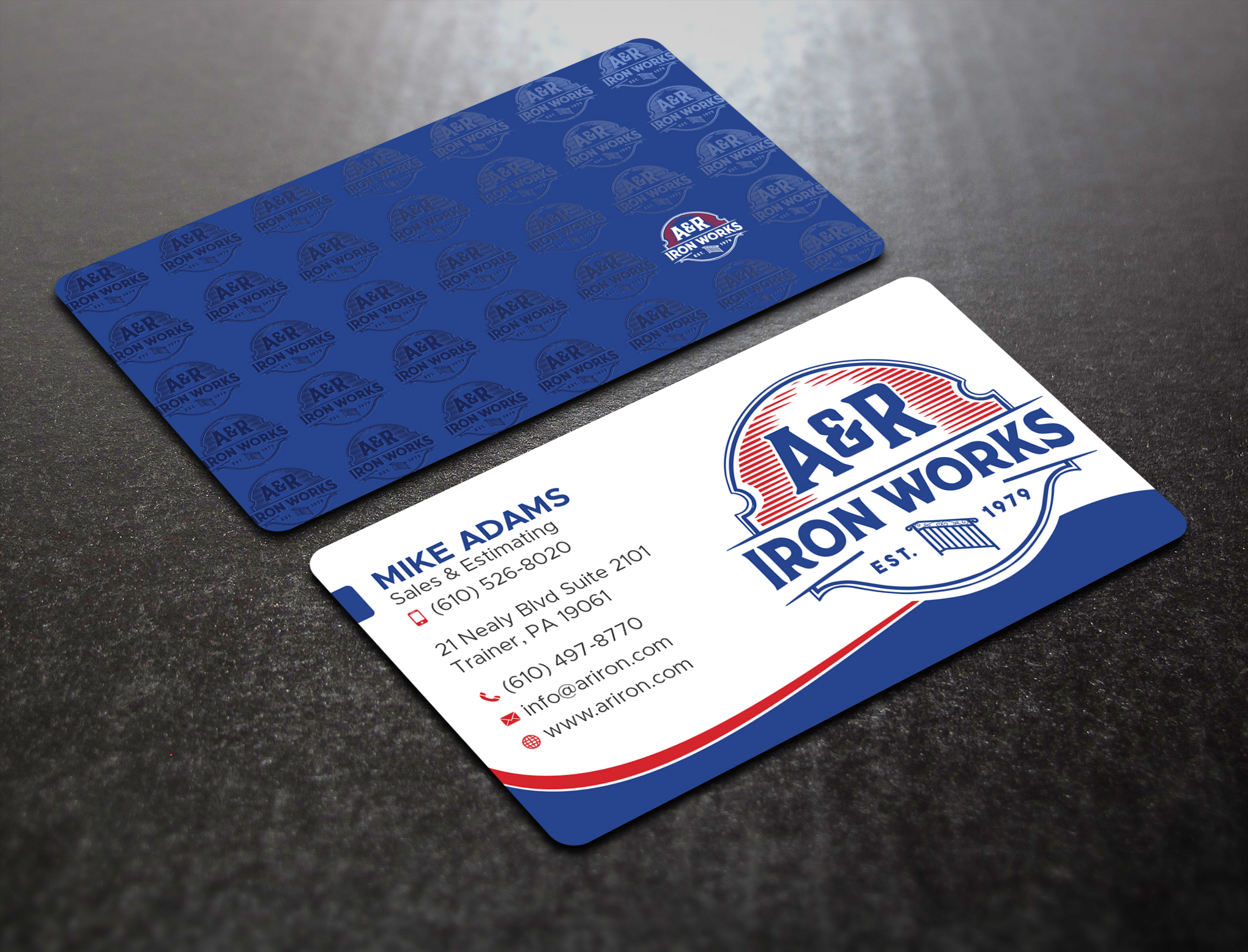 Diseño de Tarjeta de Presentación por Uttom 2 para A&R Iron Works | Diseño #36865860