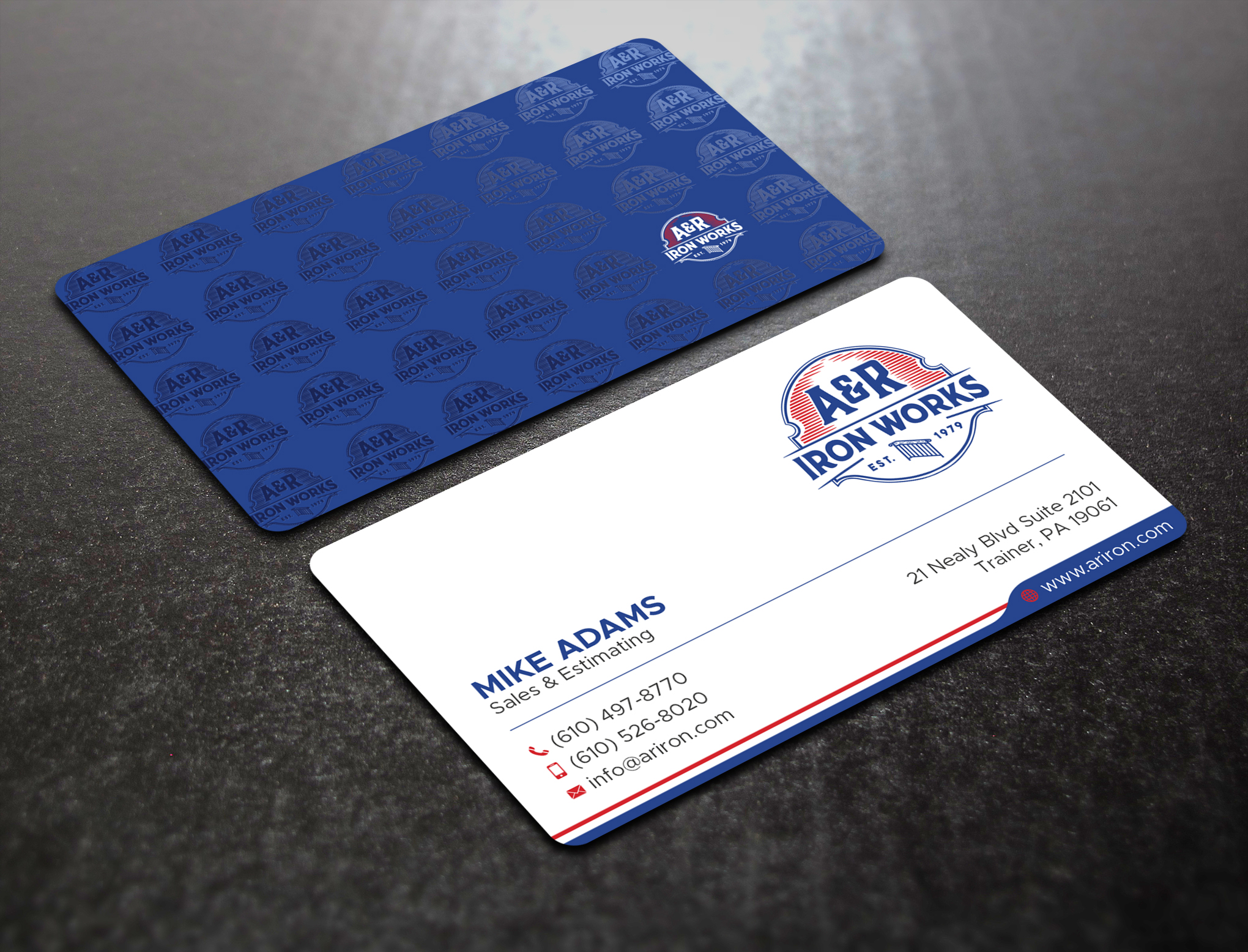 Diseño de Tarjeta de Presentación por Uttom 2 para A&R Iron Works | Diseño #36865862