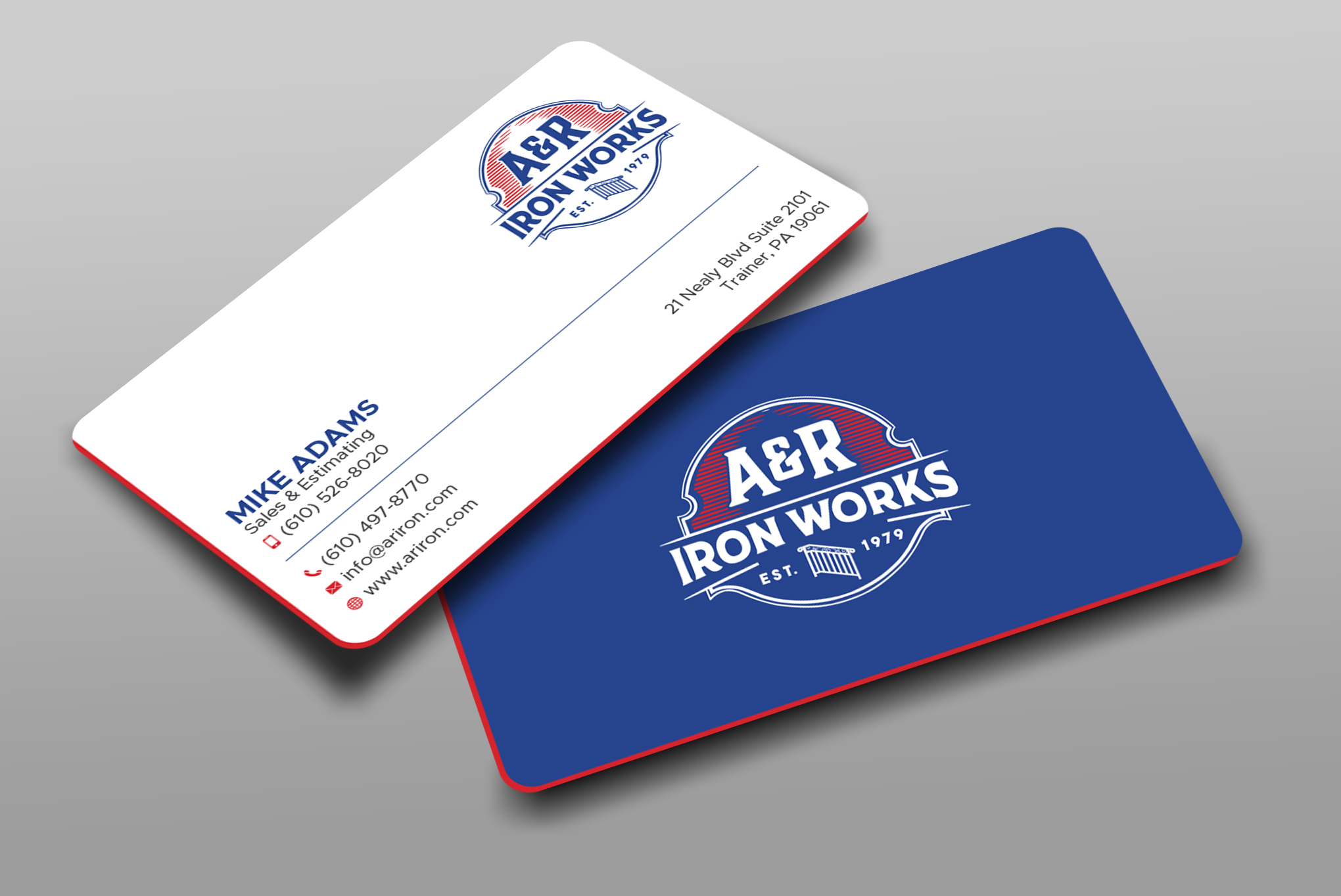 Diseño de Tarjeta de Presentación por Uttom 2 para A&R Iron Works | Diseño #36865941