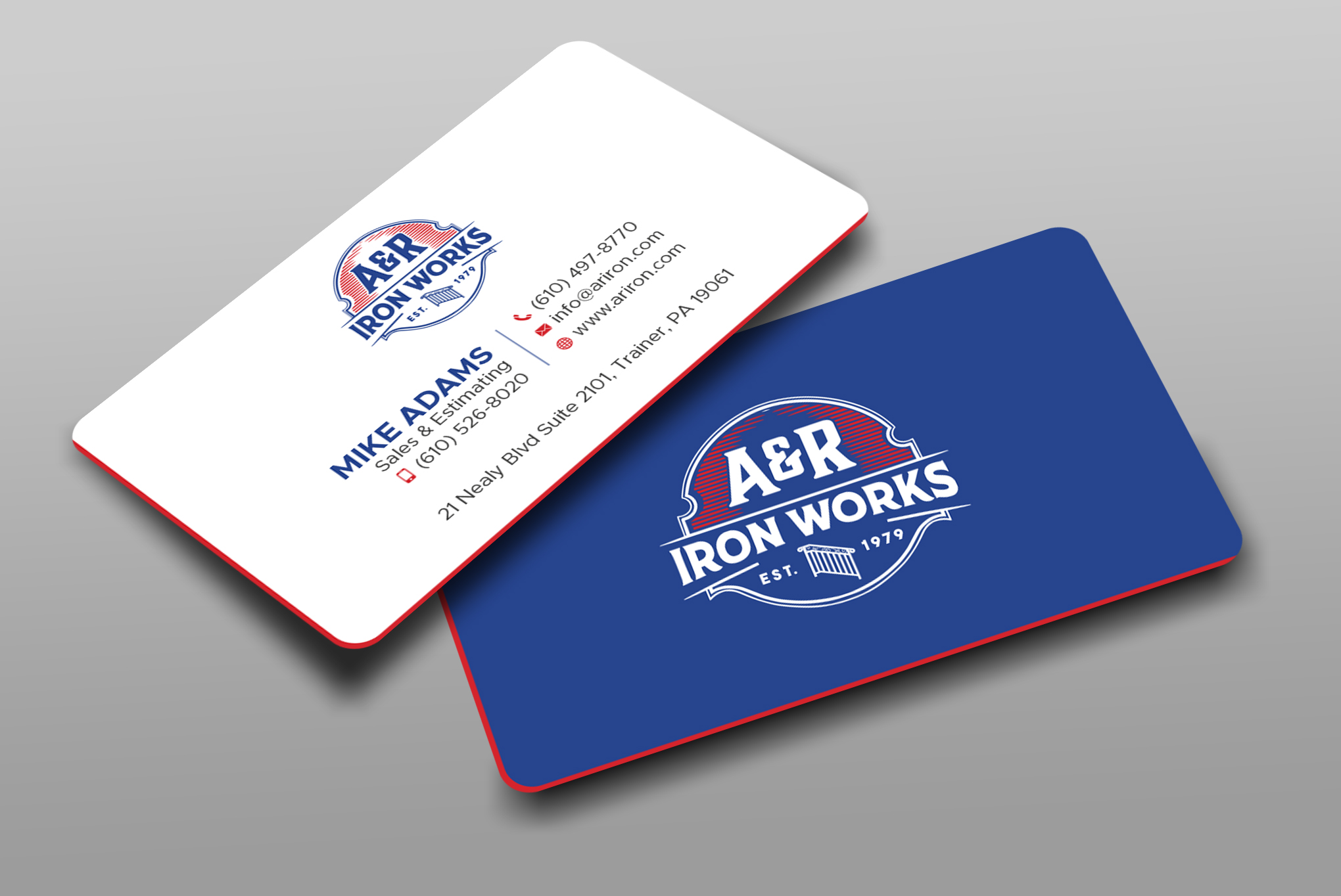 Diseño de Tarjeta de Presentación por Uttom 2 para A&R Iron Works | Diseño #36865944