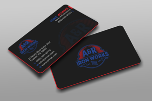 Diseño de Tarjeta de Presentación por Uttom 2 para A&R Iron Works | Diseño: #36865962
