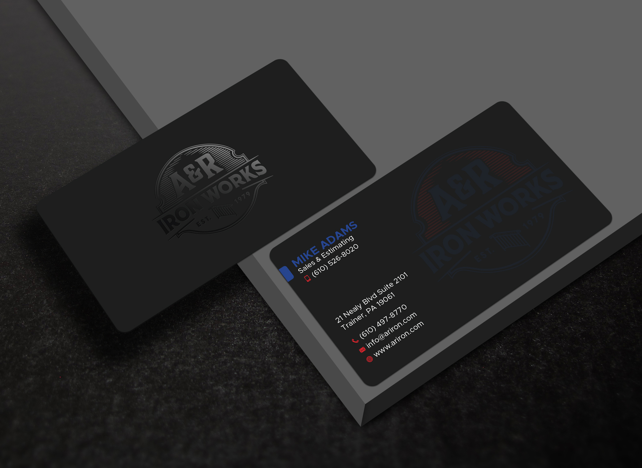 Diseño de Tarjeta de Presentación por Uttom 2 para A&R Iron Works | Diseño #36872579